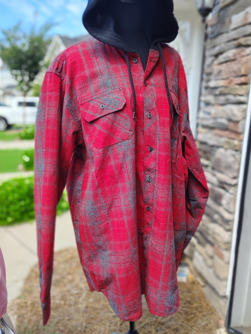 Zoo York Red Plaid Button-Down Shirt